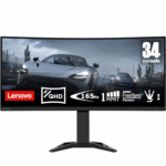 Lenovo G34w-30 - Écran Gaming Incurvé 34" UWQHD avec EyeSafe