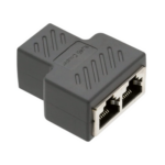 RJ45 3 Way Splitter Adapter 2 Port Shielded