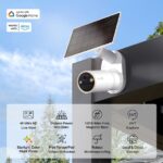 Tapo C460 Kit de caméra de surveillance 4K WiFi bi-bande à énergie solaire – Image 4