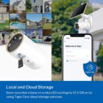 Tapo C460 Kit de caméra de surveillance 4K WiFi bi-bande à énergie solaire – Image 2