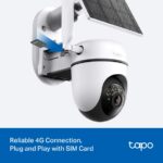 Tapo C615G KIT caméra de surveillance 4G LTE avec panneau solaire – Image 4